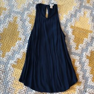 Jcrew navy blouse. Never worn. XS.